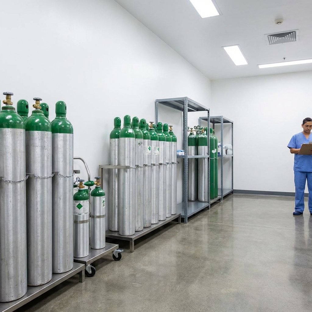Sınai Gaz Güvenli Depolama